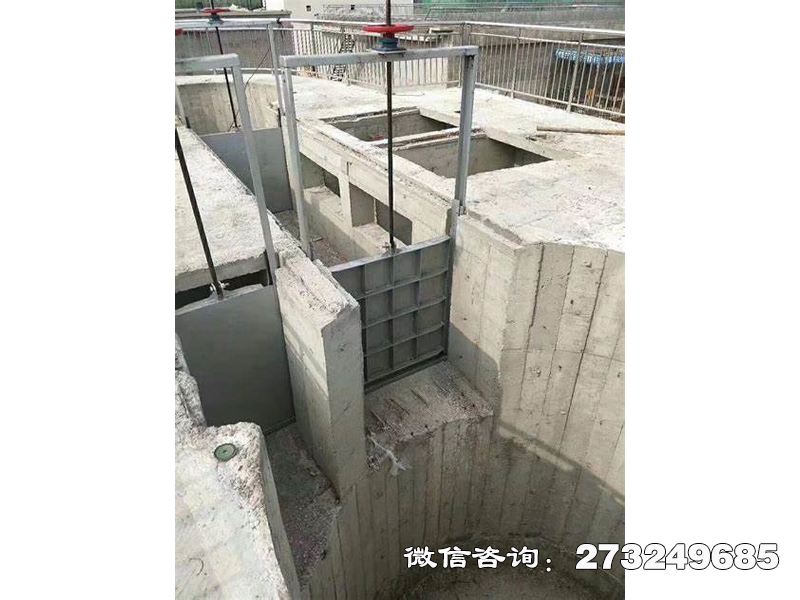 沖砂渠道機閘一體閘門