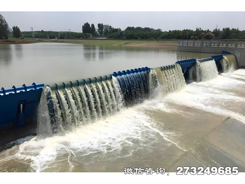 城市河道景觀燈光壩