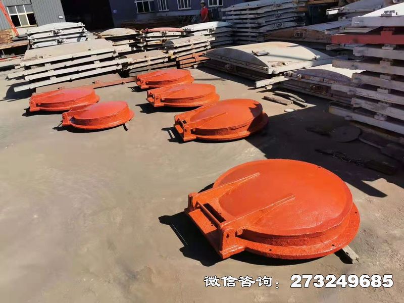 隨州鑄鐵圓型管道拍門
